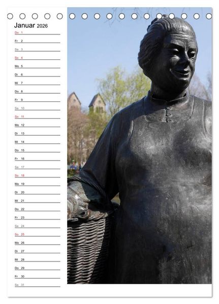 Produktbild: Streifz&uuml;ge durch Paderborn (Tischkalender 2026 DIN A5 hoch), CALVENDO Monatskalender