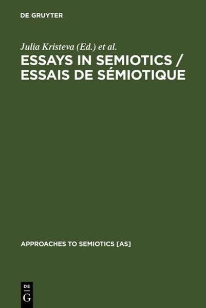 Produktbild: Essays in Semiotics /Essais de s&eacute;miotique
