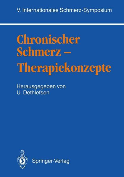 Produktbild: Chronischer Schmerz - Therapiekonzepte