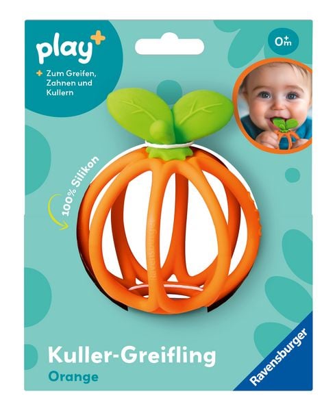 Produktbild: Play+ Kuller-Greifling: Orange - ab 0 Monate