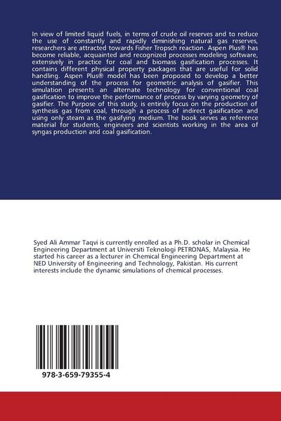 Produktbild: Indirect Coal Gasification using Aspen-Plus&reg; Model
