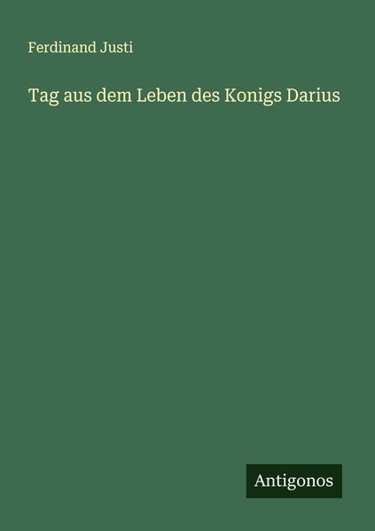 Produktbild: Tag aus dem Leben des Konigs Darius