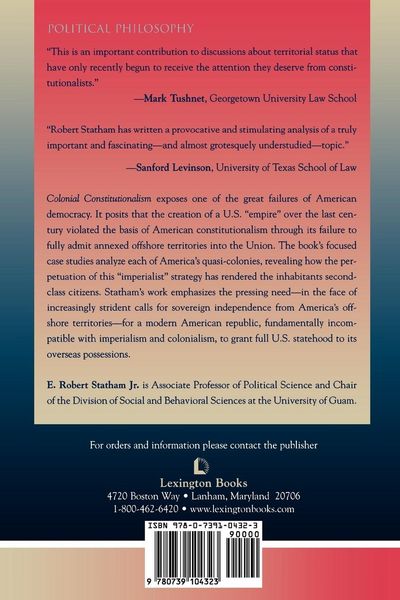 Produktbild: Colonial Constitutionalism