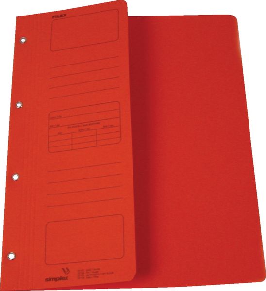 Produktbild: Einh&auml;ngehefter Filex Kart.rot