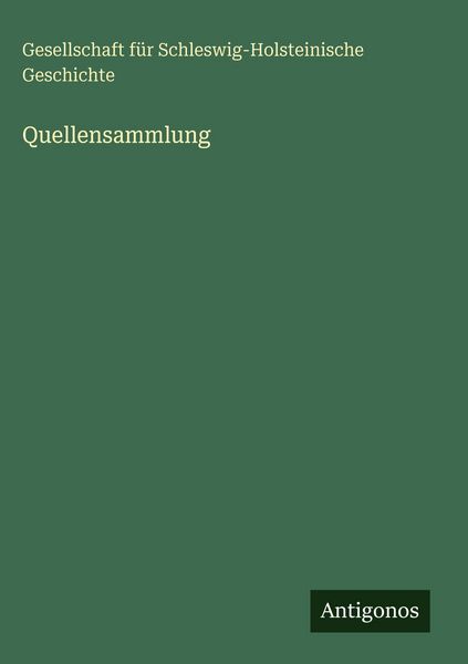 Produktbild: Quellensammlung
