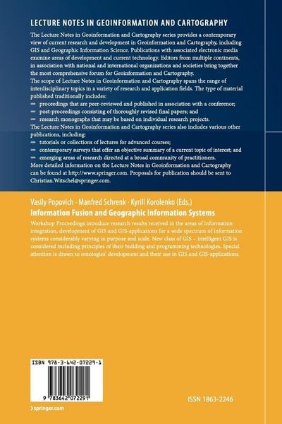 Produktbild: Information Fusion and Geographic Information Systems