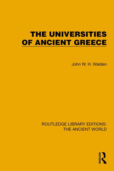 Produktbild: The Universities of Ancient Greece