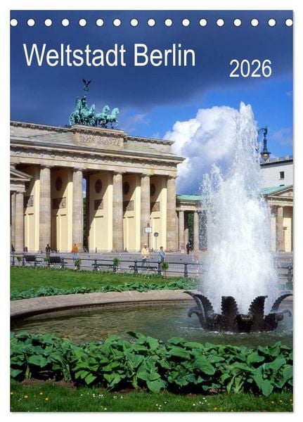 Produktbild: Weltstadt Berlin (Tischkalender 2026 DIN A5 hoch), CALVENDO Monatskalender