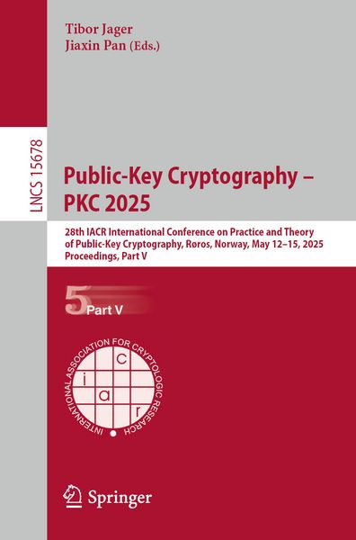 Produktbild: Public-Key Cryptography &ndash; PKC 2025