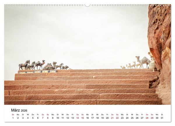 Produktbild: Reiseland Jordanien (Wandkalender 2026 DIN A2 quer), CALVENDO Monatskalender