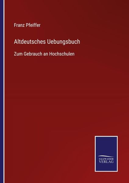Produktbild: Altdeutsches Uebungsbuch