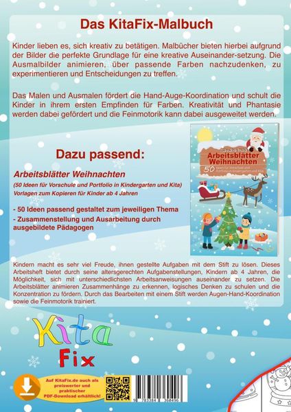 Produktbild: KitaFix Malbuch Weihnachten