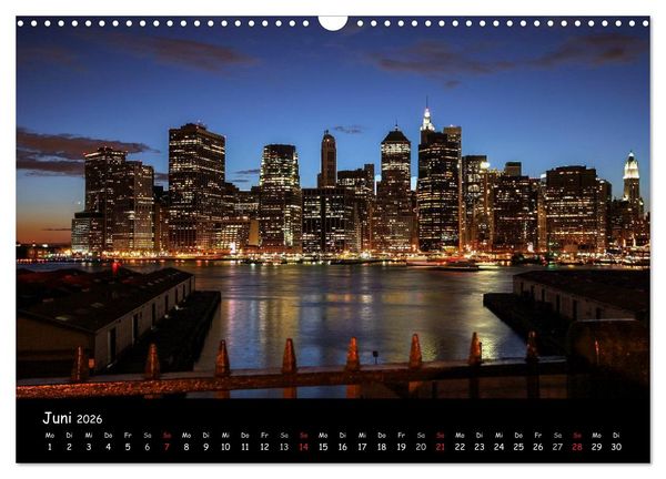 Produktbild: New York (Wandkalender 2026 DIN A3 quer), CALVENDO Monatskalender