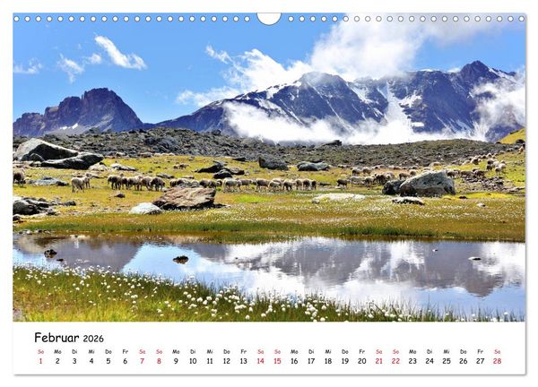 Produktbild: Franz&ouml;sische Alpen - Route des Grandes Alpes (Wandkalender 2026 DIN A3 quer), CALVENDO Monatskalender