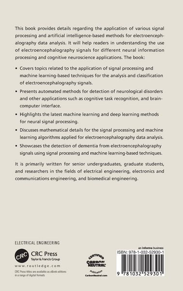 Produktbild: Artificial Intelligence Enabled Signal Processing based Models for Neural Information Processing