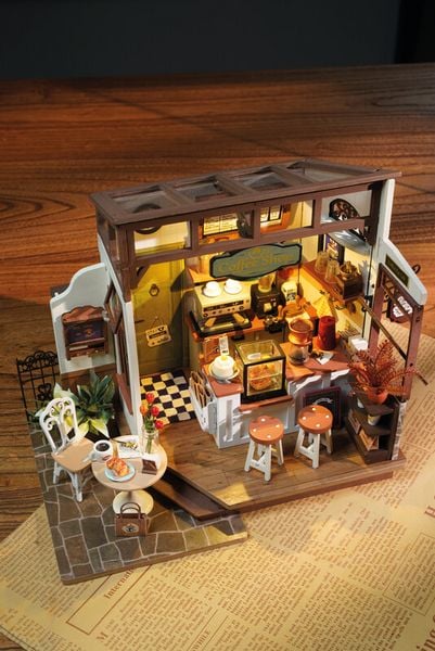 Produktbild: Book Nook DIY B&uuml;cherecke NO.17 Caf&eacute;