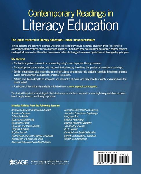 Produktbild: Contemporary Readings in Literacy Education