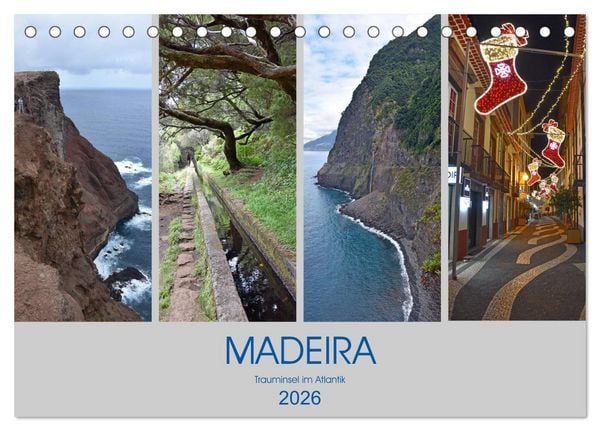 Produktbild: MADEIRA, Trauminsel im Atlantik (Tischkalender 2026 DIN A5 quer), CALVENDO Monatskalender