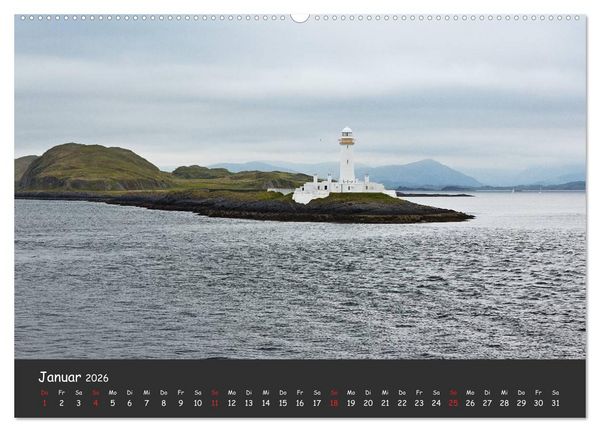Produktbild: Schottland - grandiose Landschaften im Westen (hochwertiger Premium Wandkalender 2026 DIN A2 quer), Kunstdruck in Hochglanz
