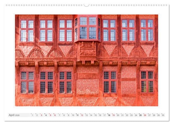 Produktbild: Architektur. Imposante Fassaden (Wandkalender 2026 DIN A2 quer), CALVENDO Monatskalender