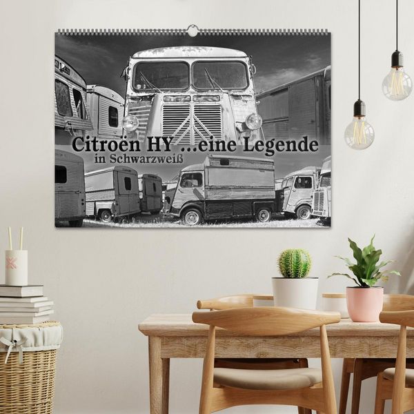 Produktbild: Citro&euml;n HY eine Legende in Schwarzwei&szlig; (Wandkalender 2026 DIN A2 quer), CALVENDO Monatskalender