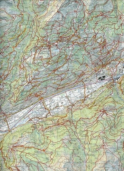 Produktbild: Swisstopo 1 : 50 000 Montana Wanderkarte