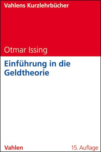 Produktbild: Einf&uuml;hrung in die Geldtheorie