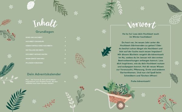 Produktbild: Mein Adventskalender-Buch &ndash; Ho, Ho, Hochbeetliebe