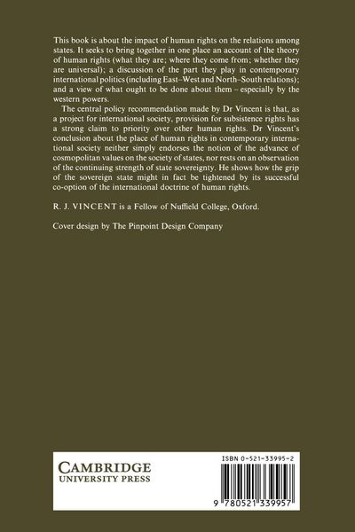 Produktbild: Human Rights and International Relations