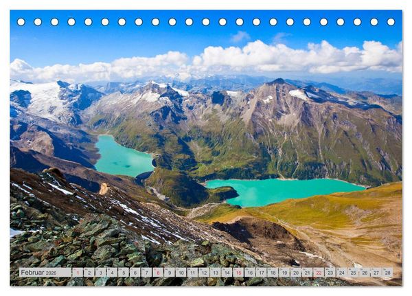 Produktbild: Die Hochgebirgs-Stauseen (Tischkalender 2026 DIN A5 quer), CALVENDO Monatskalender