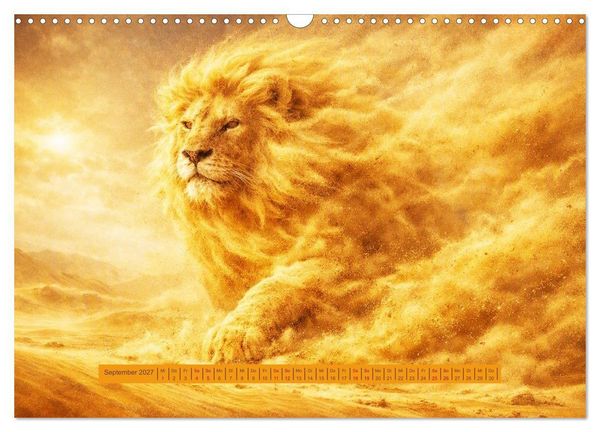 Produktbild: UNsichtbare Tiere - Eine poetische Sammlung aus Licht, Nebel und Fantasie (Wandkalender 2027 DIN A3 quer), CALVENDO Monatskalender