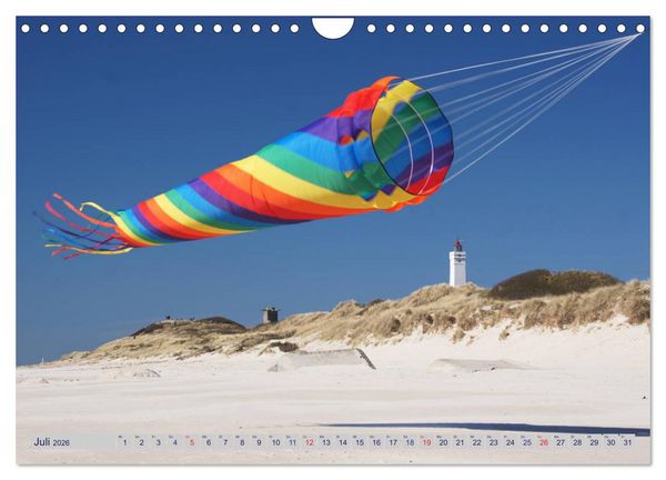 Produktbild: Blavand und die Westk&uuml;ste (Wandkalender 2026 DIN A4 quer), CALVENDO Monatskalender