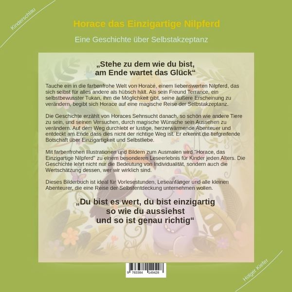 Produktbild: Horace das einzigartige Nilpferd