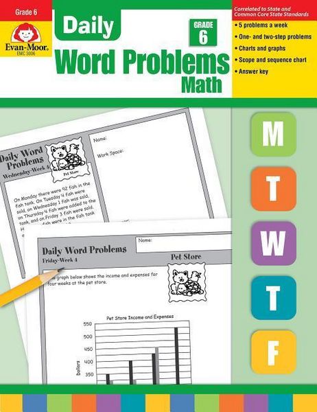 Produktbild: Daily Word Problems Grade 6+ T