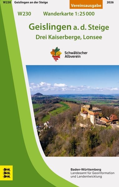 Produktbild: W230 Geislingen a. d. Steige - Drei Kaiserberge, Lonsee