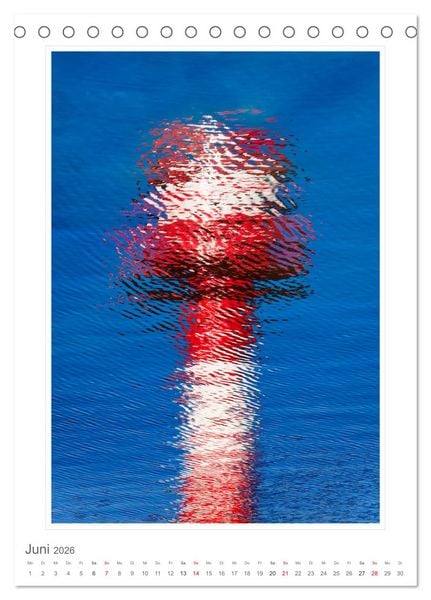 Produktbild: Wasserreflexionen (Tischkalender 2026 DIN A5 hoch), CALVENDO Monatskalender