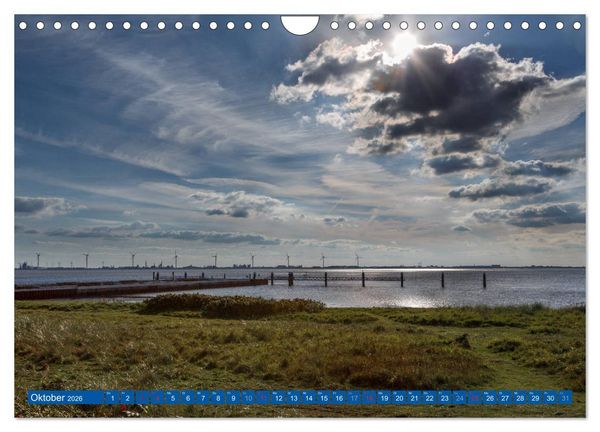 Produktbild: Die Krummh&ouml;rn Gemeinde in Ostfriesland (Wandkalender 2026 DIN A4 quer), CALVENDO Monatskalender