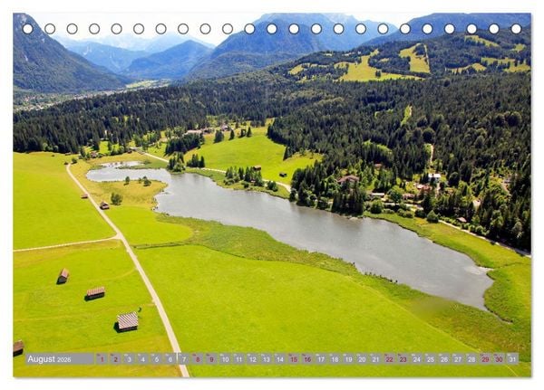 Produktbild: Rund um Mittenwald (Tischkalender 2026 DIN A5 quer), CALVENDO Monatskalender