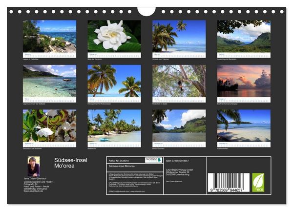 Produktbild: S&uuml;dsee-Insel Mo'orea (Wandkalender 2027 DIN A4 quer), CALVENDO Monatskalender