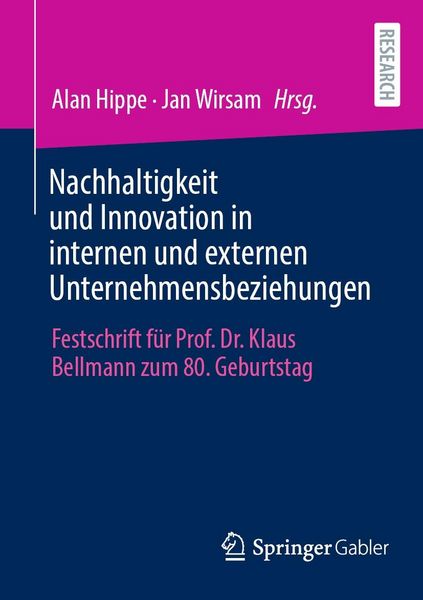 Produktbild: Nachhaltigkeit und Innovation in internen und externen Unternehmensbeziehungen