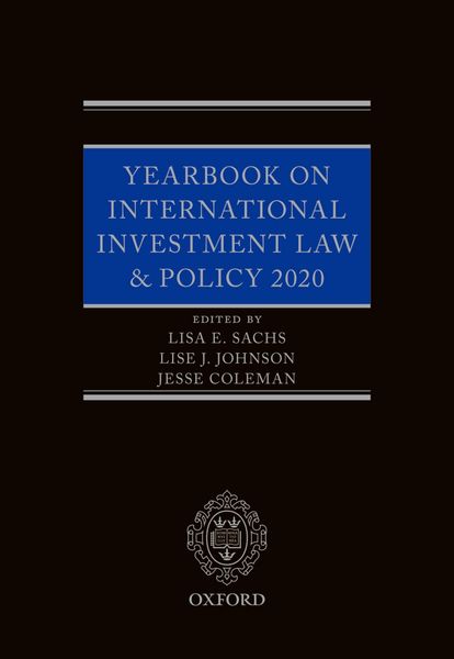 Produktbild: Yearbook on International Investment Law & Policy 2020
