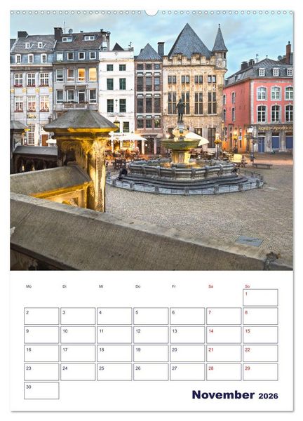 Produktbild: Zauberhaftes Aachen (Wandkalender 2026 DIN A2 hoch), CALVENDO Monatskalender