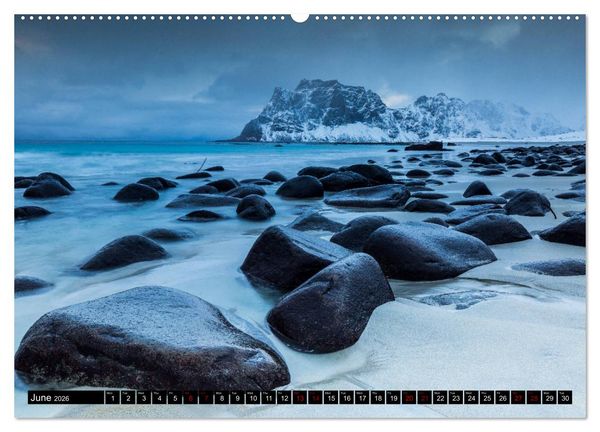 Produktbild: Lofoten. Nature Water Light (High Quality Premium Wall Calendar 2026 DIN A2 landscape),CALVENDO 12 Month Wall Calendar