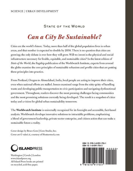 Produktbild: Can a City Be Sustainable? (State of the World)