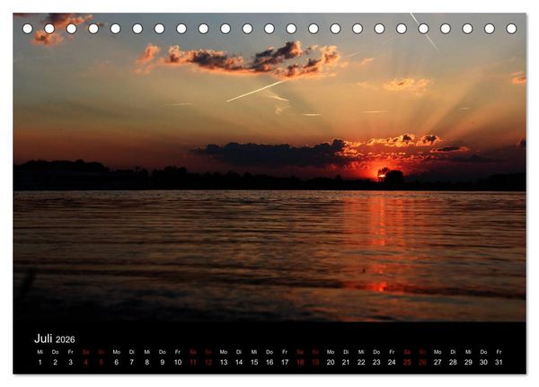 Produktbild: Niederrheinischer Himmel (Tischkalender 2026 DIN A5 quer), CALVENDO Monatskalender