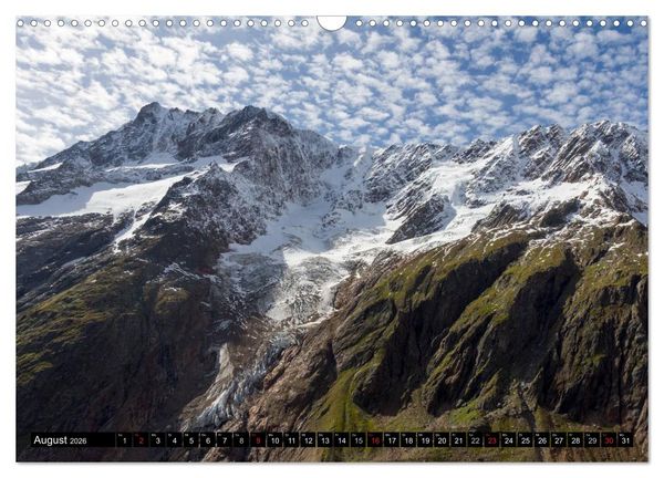 Produktbild: Fantastische Schweizer Bergwelt - Gipfel und Gletscher (Wandkalender 2026 DIN A3 quer), CALVENDO Monatskalender