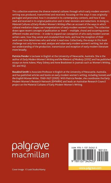 Produktbild: Material Cultures of Early Modern Women's Writing