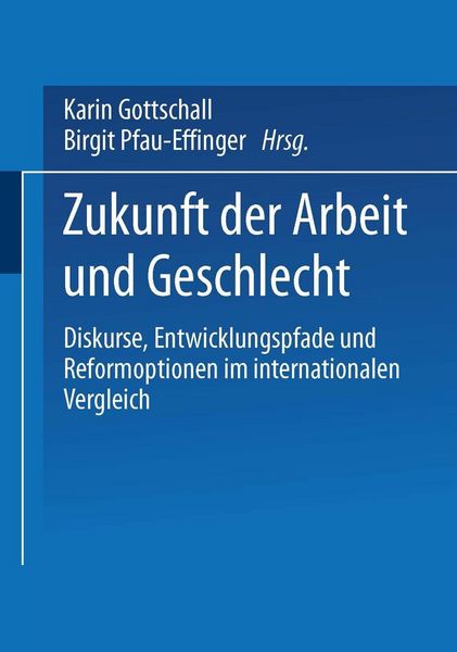 Produktbild: Zukunft der Arbeit und Geschlecht