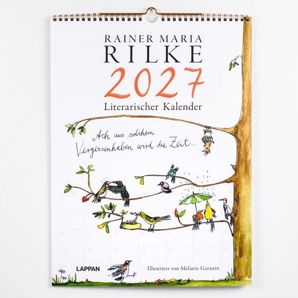 Produktbild: Rilke-Kalender 2027 &ndash; Wandkalender