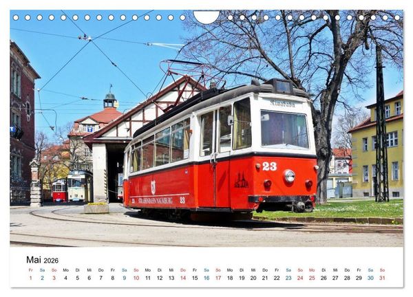 Produktbild: Naumburgs historische Stra&szlig;enbahn (Wandkalender 2026 DIN A4 quer), CALVENDO Monatskalender